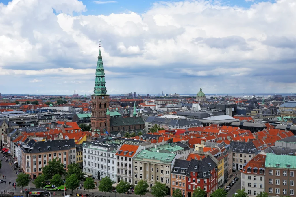 Panoramablick auf Copehnagen